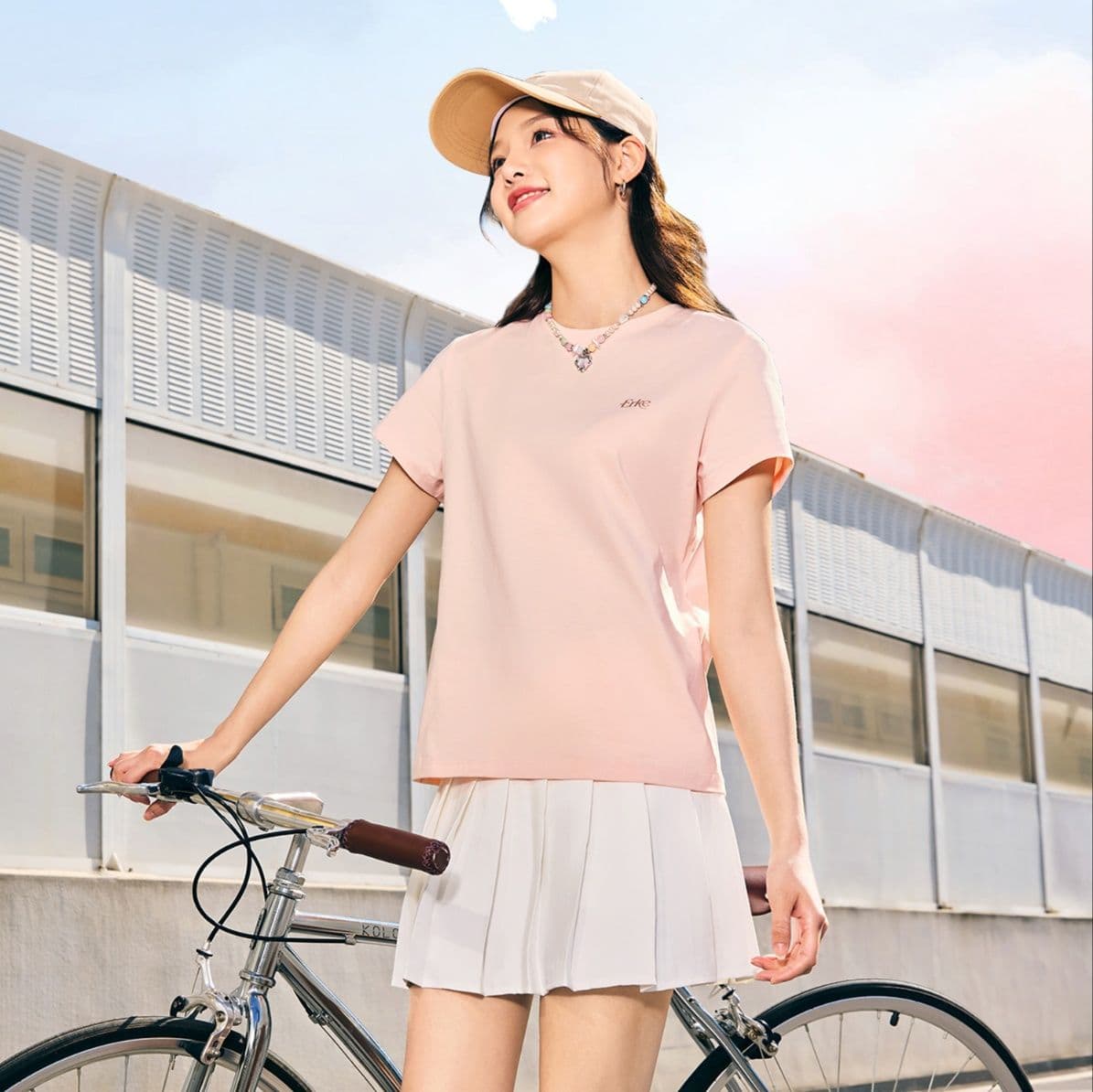 スポーツウェア レディース 爽やかシンプルTシャツ