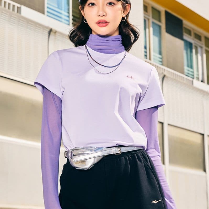 スポーツウェア レディース 爽やかシンプルTシャツ