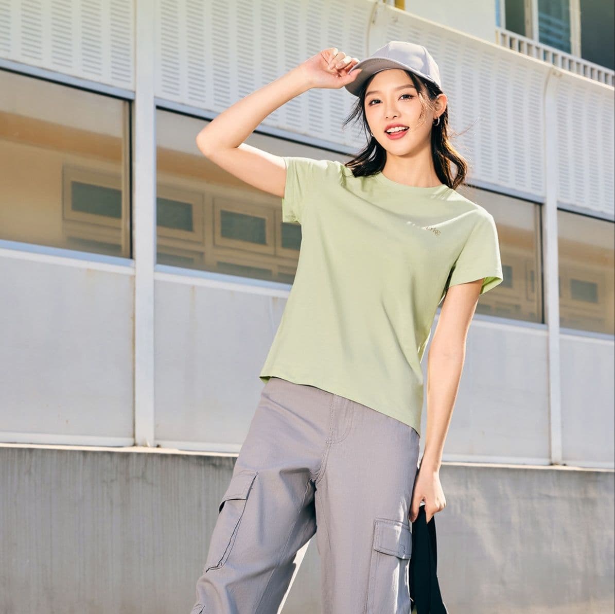 スポーツウェア レディース 爽やかシンプルTシャツ
