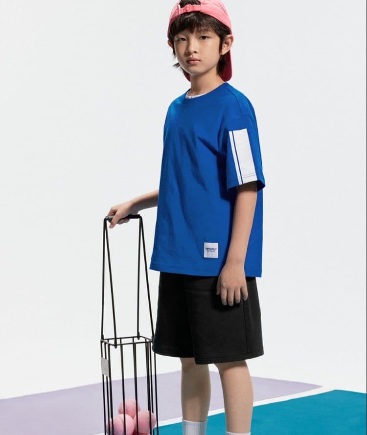 スポーツウェア キッズ アクティブラインTシャツ