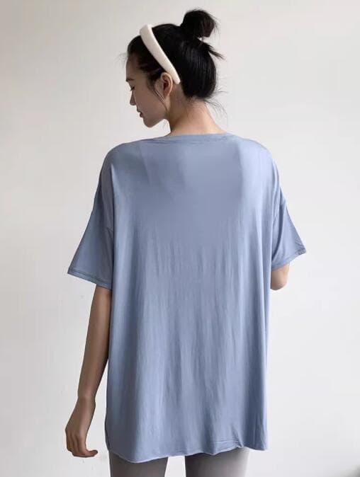 スポーツウェア レディース半袖ヨガ服速乾フィットネス用Tシャツ