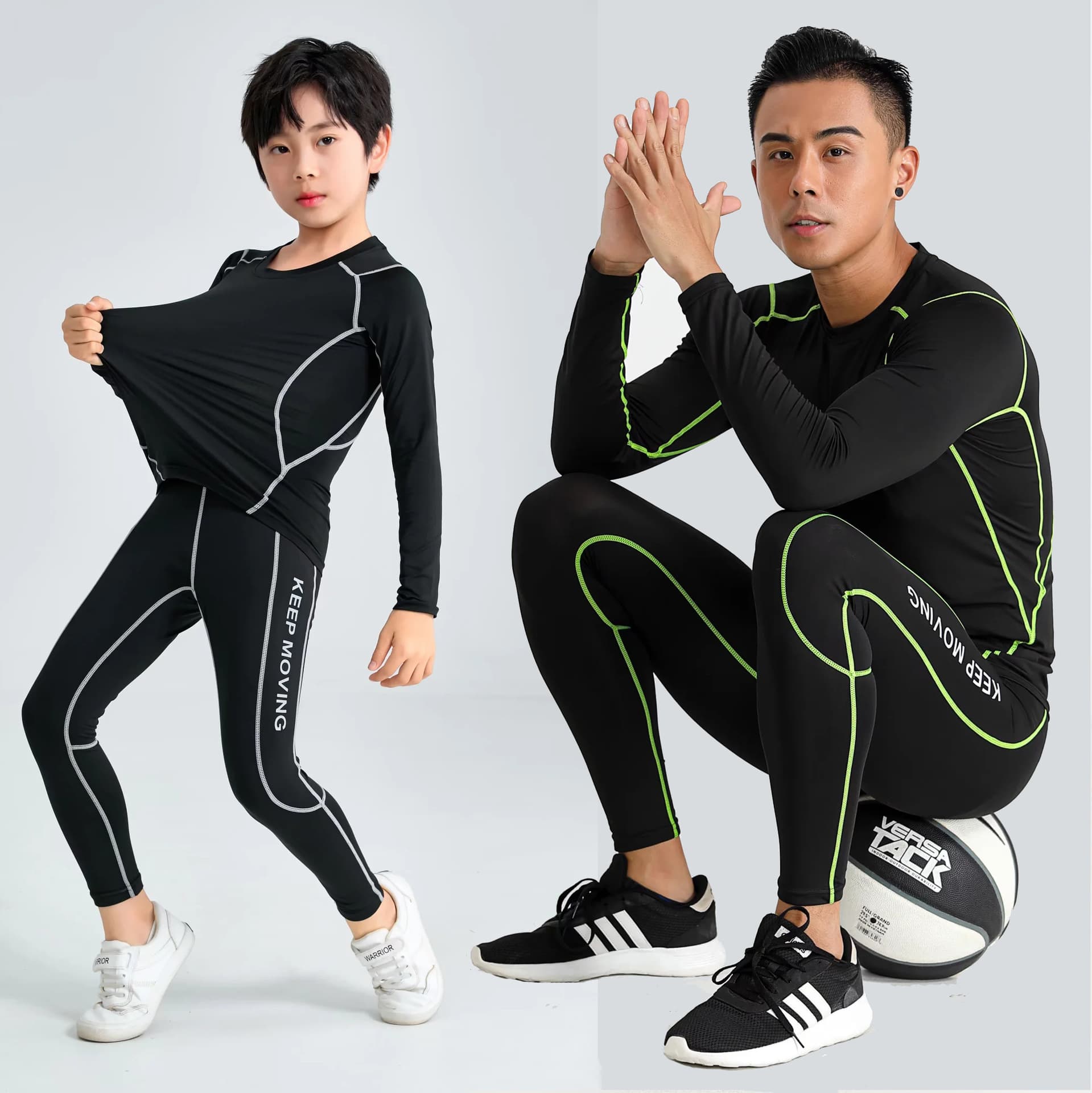 スポーツウェア 高機能コンプレッションウェアセット