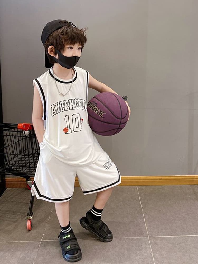スポーツウェア キッズ ミニバスケットボール選手セット