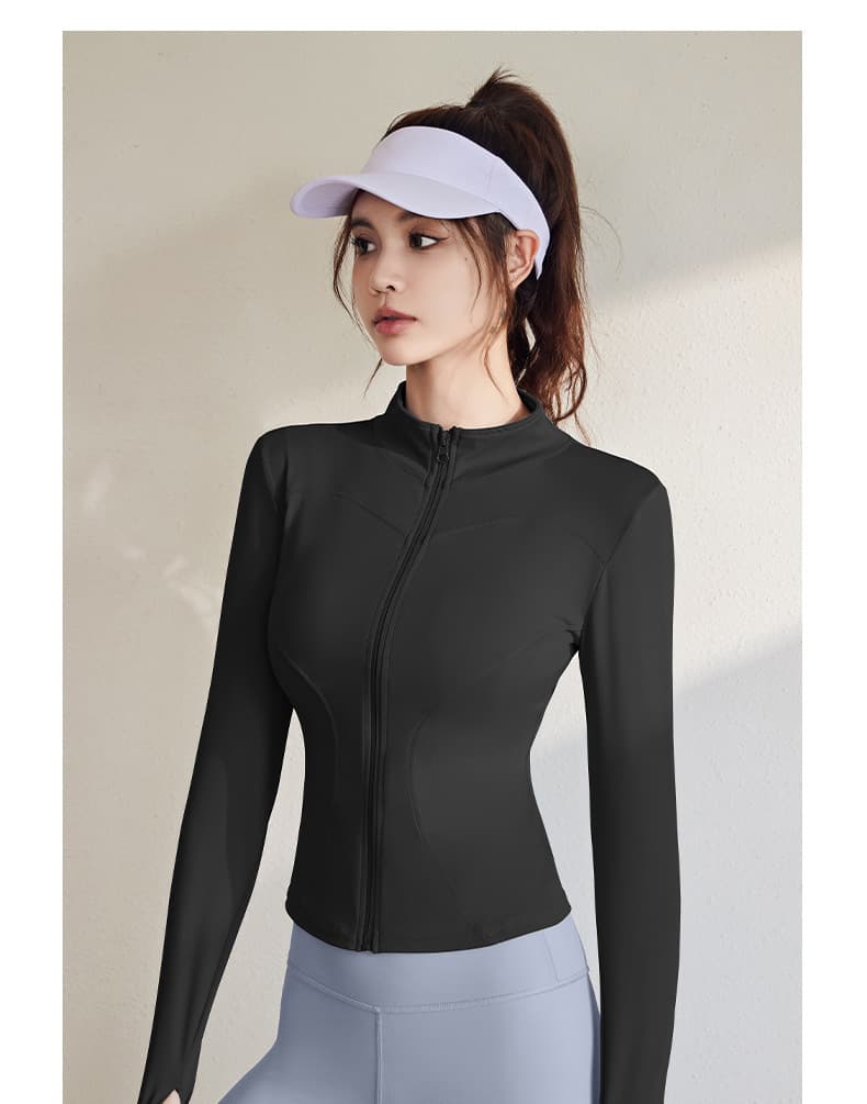 スポーツウェア 美シルエット ジップアップジャケット