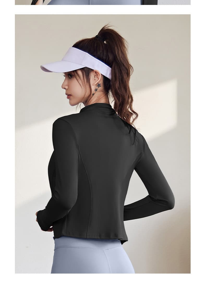 スポーツウェア 美シルエット ジップアップジャケット