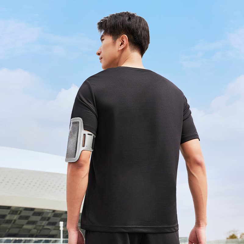スポーツウェア メンズ シンプル速乾アスリート半袖シャツ