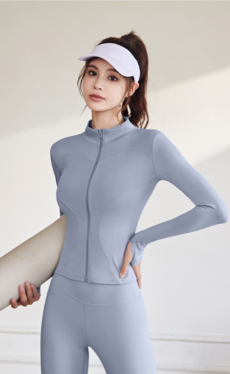 スポーツウェア 美シルエット ジップアップジャケット